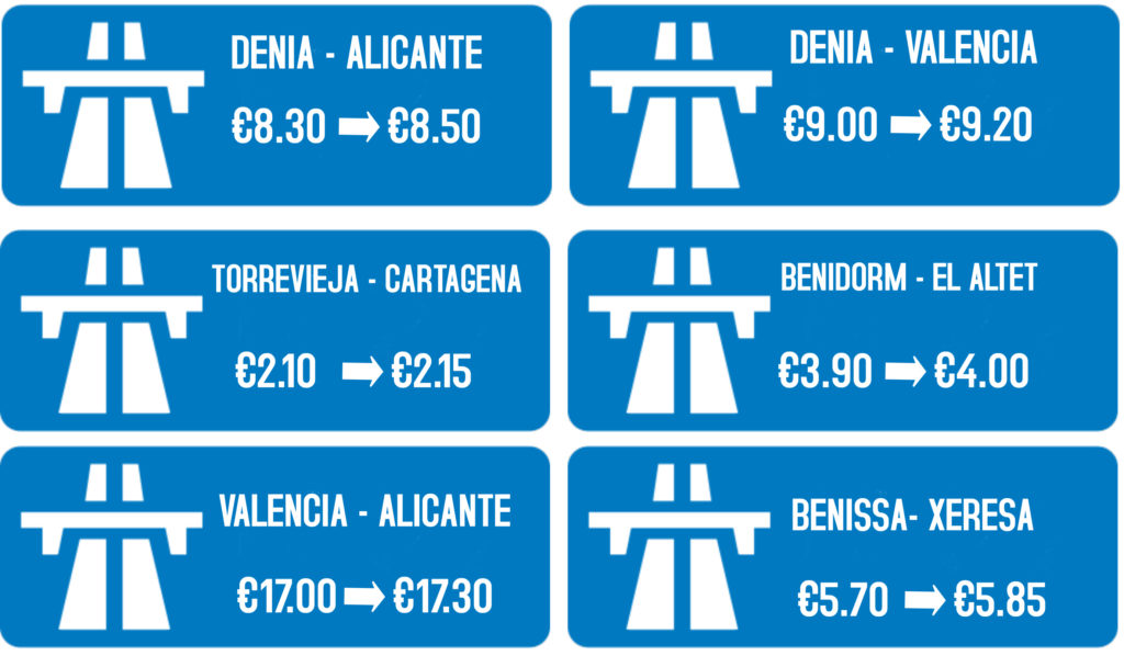 Motorway Tolls To Rise In January 